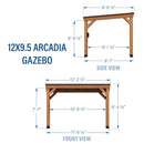 Backyard Discovery 12×9.5 Arcadia Gazebo – Bitz & Buttons