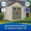 Suncast BMS8400D “4 x 8” Tremont Storage Shed -