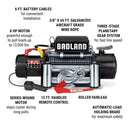 Badland Zxr 12,000 lb. Winch with Wire Rope – Bitz & Buttons