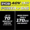 RYOBI 40v Hp brushless 21" self-propelled AWD dual-blade mower kit - Seakundi