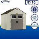 Suncast Tremont 8 ft. W x 7 ft. D Resin Storage Shed - Seakundi