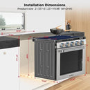 Camplux 21 Inches RV Stove Gas Range Oven 3 Burners Cooktop – Mk Barz