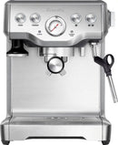 Breville – the Infuser Manual Espresso Machine with 15 bars of pressure, Milk Frother and Water filtration – Silver – Bitz & Buttons