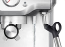 Breville – the Infuser Manual Espresso Machine with 15 bars of pressure, Milk Frother and Water filtration – Silver – Bitz & Buttons