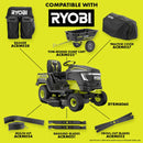 Brushless 80V Hp 46-Inch Cordless Lawn Tractor Battery Powered - Seakundi