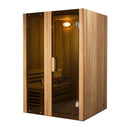 ALEKO StI2ced Cedar Indoor Wet Dry Sauna Steam Room, 3 kW Harvia KIP Heater, 2 Person - Fllorez