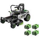 EGO Power+ Z6 ZT4205S 42" 56V Zero Turn Mower Package - Includes 4×12.0Ah Batteries & Charger - Seakundi