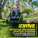 80V Max HP Lithium 54" Brushless Electric Zero Turn Lawn Mower - Seakundi