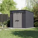 Suncast Modernist® 8 ft. x 7 ft. Dual Barn Door Storage Shed - Seakundi
