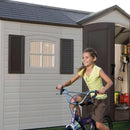 Lifetime 15 ft. x 8 ft. Outdoor Garden Storage Shed – Double Doors, Skylights, HDPE Resin, Steel-Reinforced, Weather-Resistant