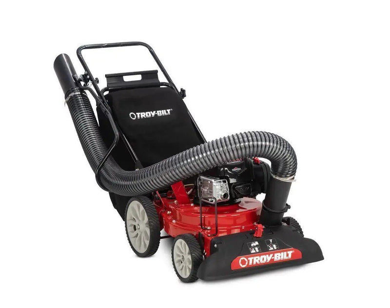 Troy-Bilt 24 in. Leaf Vacuum Head 1.5 in. Chipping Capacity Gas Powered Chipper Shredder Vacuum with High Rear Wheels – Bitz & Buttons