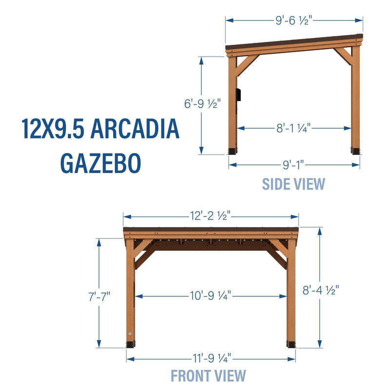 Backyard Discovery 12×9.5 Arcadia Gazebo – Bitz & Buttons