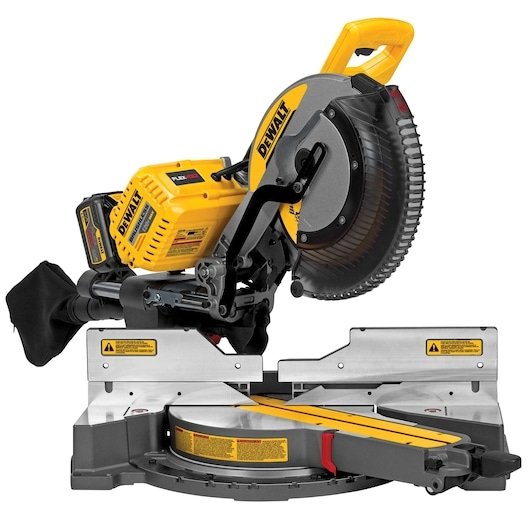 DeWalt FLEXVOLT 12 in 120V MAX Double Bevel Compound Sliding Miter Saw Kit – Mk Barz