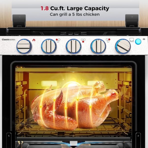 Camplux 21 Inches RV Stove Gas Range Oven 3 Burners Cooktop – Mk Barz