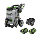 EGO, Pressure Washer Kit w/ Batteries Chargers, Pressure 3200 PSI, Flow 2 GPM, Volts 56 Model