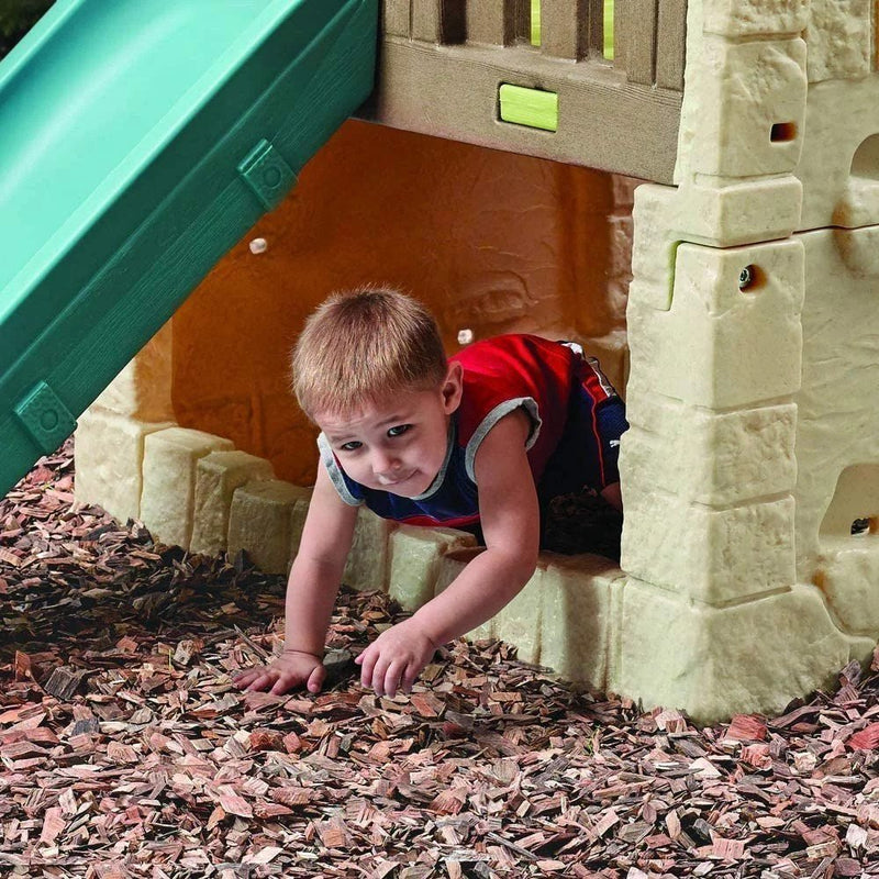 Step2 Naturally Playful Woodland Climber II with Slide, Green – Bitz & Buttons