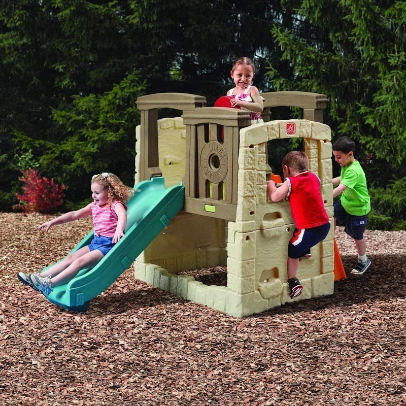 Step2 Naturally Playful Woodland Climber II with Slide, Green – Bitz & Buttons