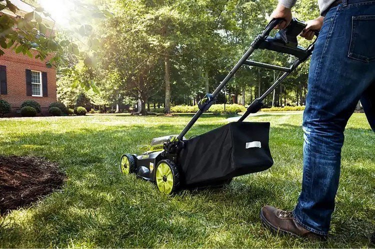 RYOBI 40V Brushless 20 in. Cordless Walk Behind Self-Propelled Lawn Mower with 6.0 Ah Battery & Charger – Bitz & Buttons