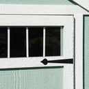 Garden D 6 ft. x 8 ft. Wood Storage Shed – Pressure-Treated, Lockable Double Doors, Water-Resistant, Steep Slope Roof