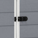 Keter Manor 4 ft. x 6 ft. Vertical Resin Outdoor Storage Shed – Weather-Resistant, UV-Protected, Lockable, Compact Tool & Garden Shed