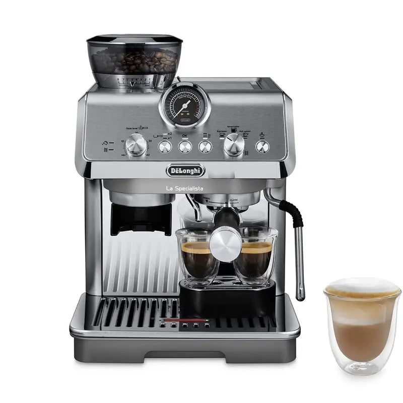DeLonghi La Specialista Arte Semi-Automatic Espresso Machine EC9155M (Metal) – Bitz & Buttons