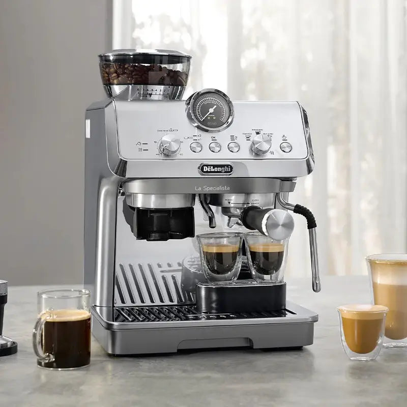 DeLonghi La Specialista Arte Semi-Automatic Espresso Machine EC9155M (Metal) – Bitz & Buttons