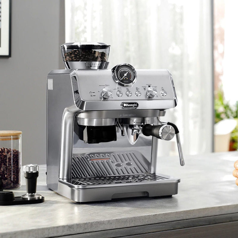 DeLonghi La Specialista Arte Semi-Automatic Espresso Machine EC9155M (Metal) – Bitz & Buttons