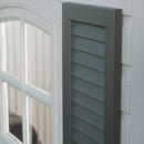 Lifetime 15 ft. x 8 ft. Dual Entry Outdoor Storage Shed – Heavy-Duty HDPE, Steel-Reinforced, Lockable, UV & Water Resistant