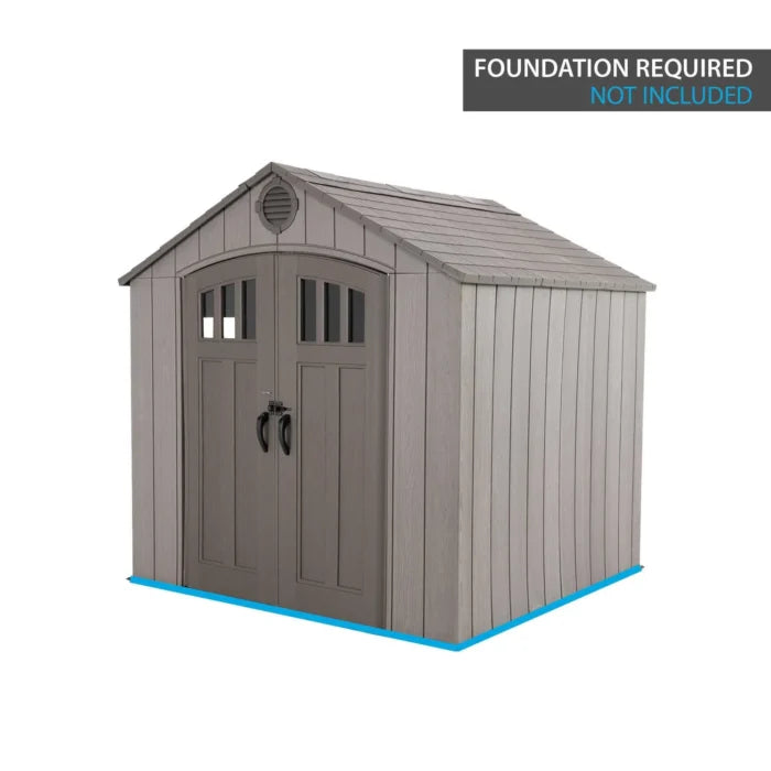 Lifetime 8 Ft x 7.5 Ft Outdoor Storage Shed - Seakundi