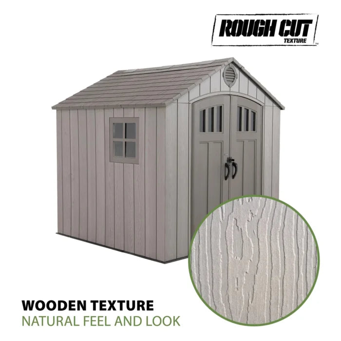 Lifetime 8 Ft x 7.5 Ft Outdoor Storage Shed - Seakundi