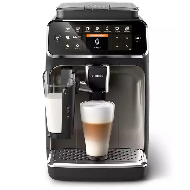 Philips 4300 LatteGo Super Automatic Espresso, Cappuccino, & Latte Macchiato Machine EP4347/94 – Bitz & Buttons