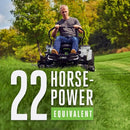 EGO Power ZT4204L 42-Inch 56-Volt Lithium-ion Cordless Z6 Zero Turn Riding Mower with (4) 10.0Ah Batteries and Charger Included - Seakundi