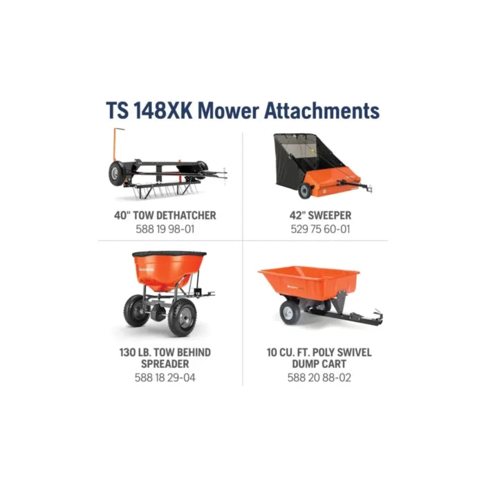 Husqvarna TS 348 (48″) 24HP Kohler Garden Tractor