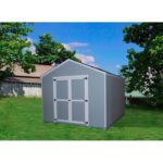 Amish-Crafted Solid Wood Double Door Storage Shed – Weather-Resistant, Rot-Resistant, Pre-Cut Kit with Floor and Ventilation