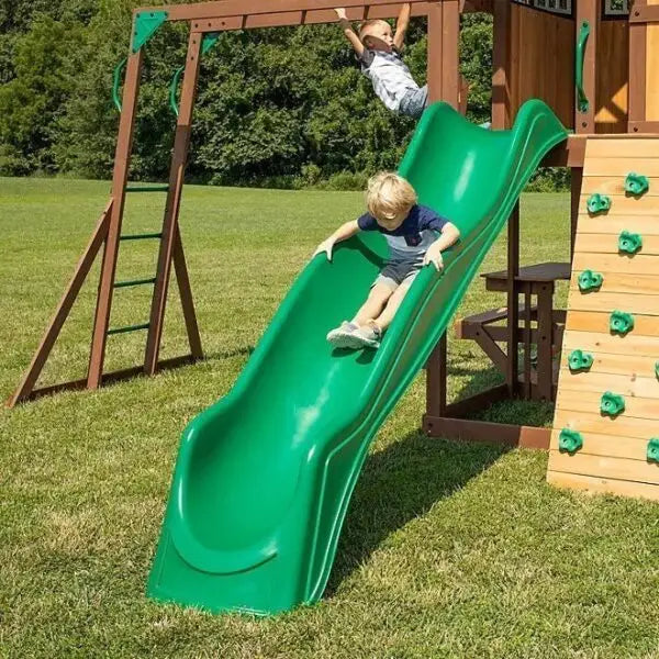 Backyard Discovery Skyfort II Cedar Swing Set/PlaySet – Bitz & Buttons