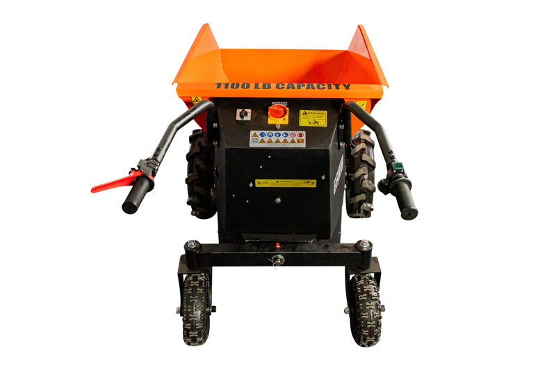 Detail K2 Big Dump 1100 Pound Electric Power Dump Cart
