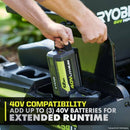 RYOBI 80V HP Brushless 42 in. Battery Electric Cordless Zero Turn Riding Mower Batteries and Charger 80V Batteries 40V - Seakundi