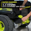 RYOBI 80V HP Brushless 42 in. Battery Electric Cordless Zero Turn Riding Mower Batteries and Charger 80V Batteries 40V - Seakundi