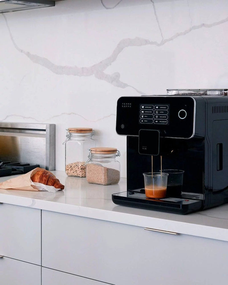 Terra Kaffe TK-01 Espresso Machine – Black – Bitz & Buttons