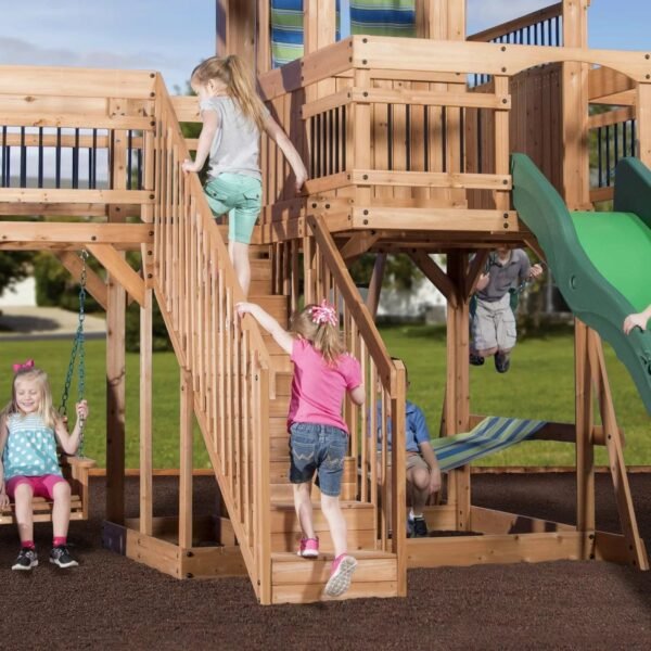 Backyard Discovery Caribbean Cedar Swing Set – Bitz & Buttons