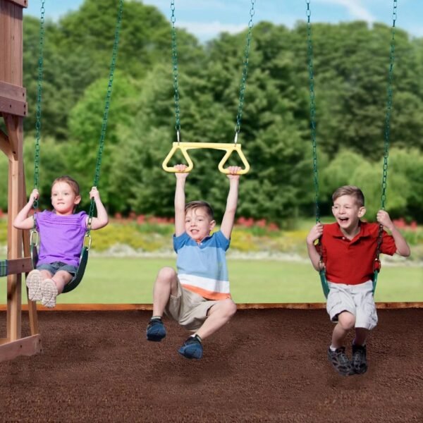 Backyard Discovery Caribbean Cedar Swing Set – Bitz & Buttons