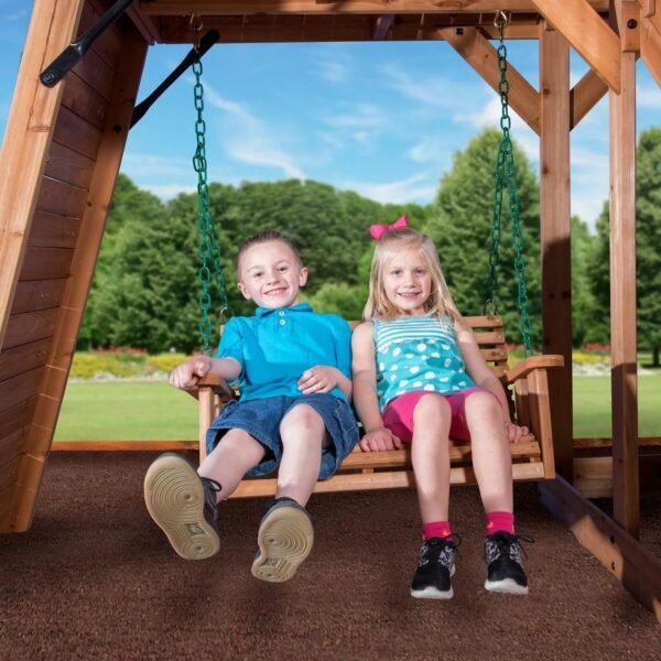 Backyard Discovery Caribbean Cedar Swing Set – Bitz & Buttons
