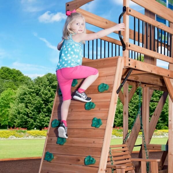 Backyard Discovery Caribbean Cedar Swing Set – Bitz & Buttons