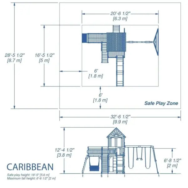 Backyard Discovery Caribbean Cedar Swing Set – Bitz & Buttons